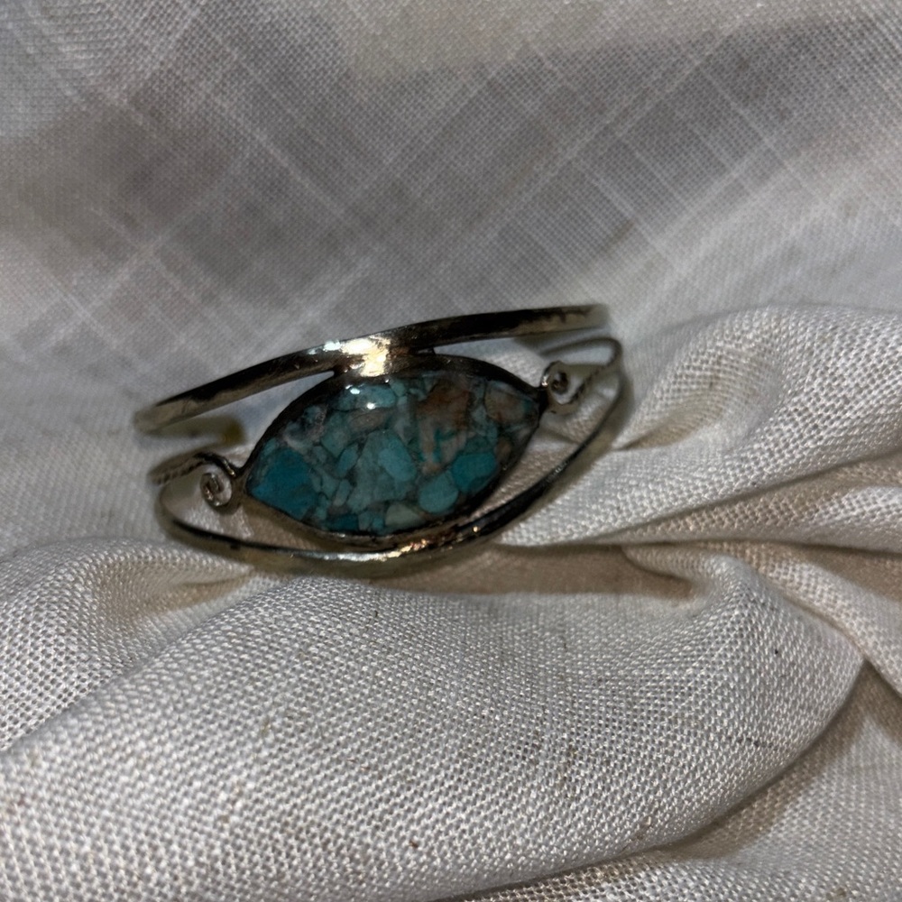 Silver Turquoise Stone Ring